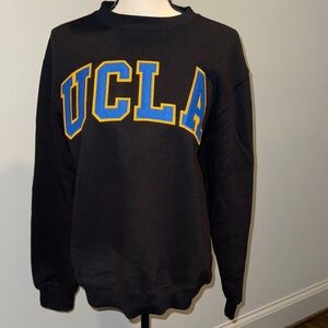 Champion Black Crewneck Sweater with UCLA Logo Sz S